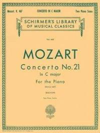 G SCHIRMER MOZART Concerto No 21 In C Major K467 For Two Pianos Four Hands