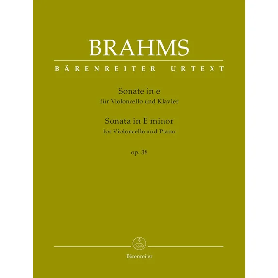 Brahms - Sonata in E minor for Cello and Piano