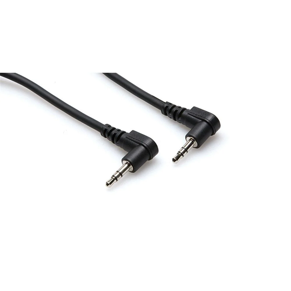 Hosa CMM-100.8RR Right-Angle 3.5mm TRS to Same Stereo Interconnect Cable (8
