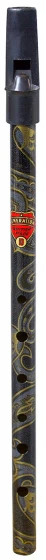 Generation Boho D Brass Whistle Paisley Black