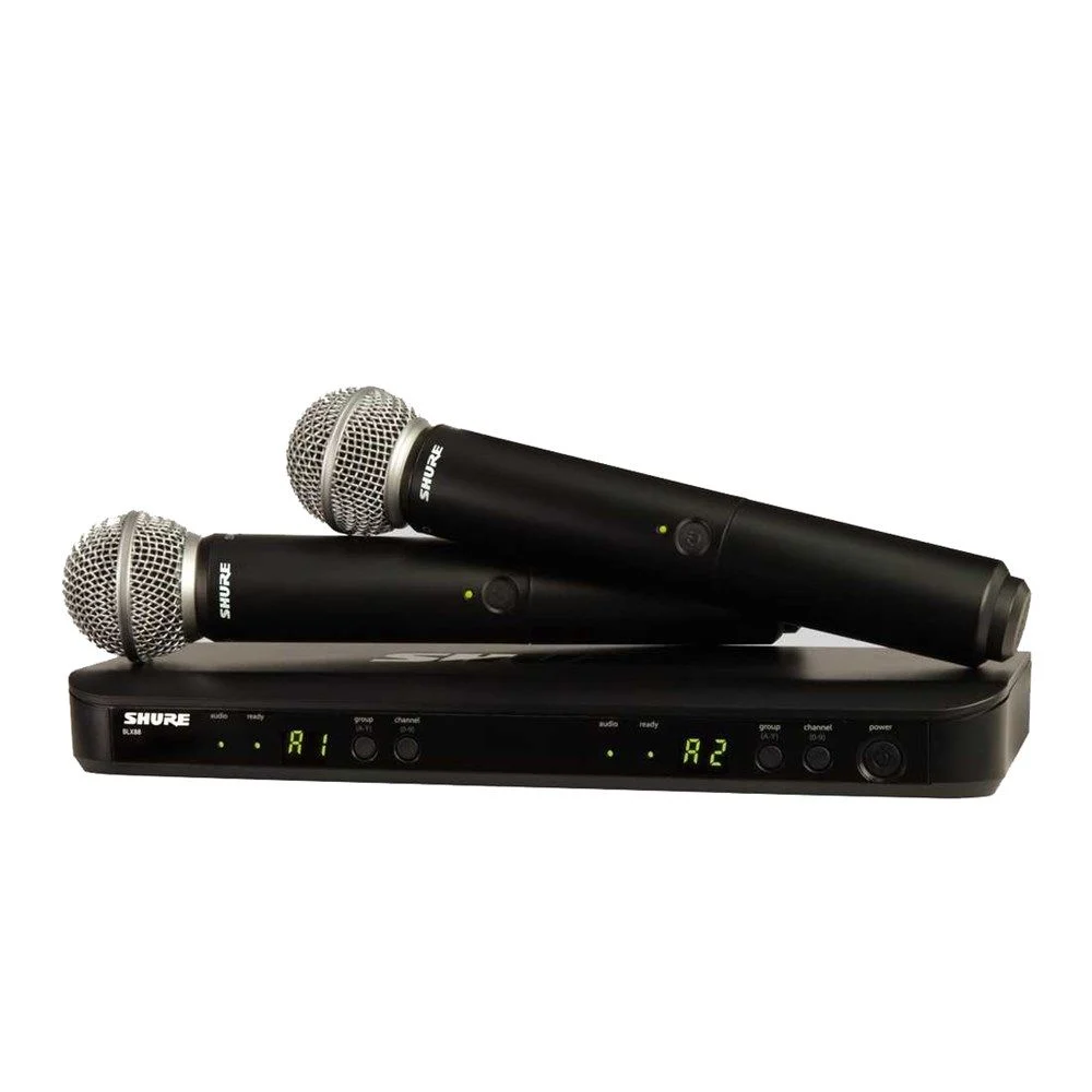 Shure BLX288 / SM58 Dual Wireless Mic System K14