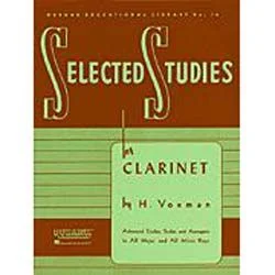 RUBANK H Voxman Rubank Selected Studies For Clarinet