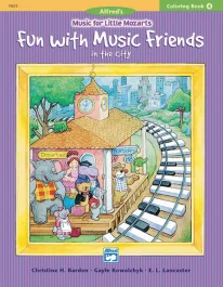 ALFRED MUSIC For Little Mozarts - Coloring Book 4 Fun With Music Friends In The City
