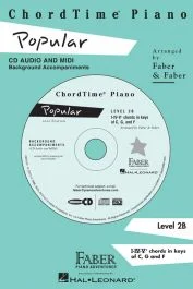 FABER CHRDTIME Piano Popular Level 2b Background Accompaniments On Compact Disc