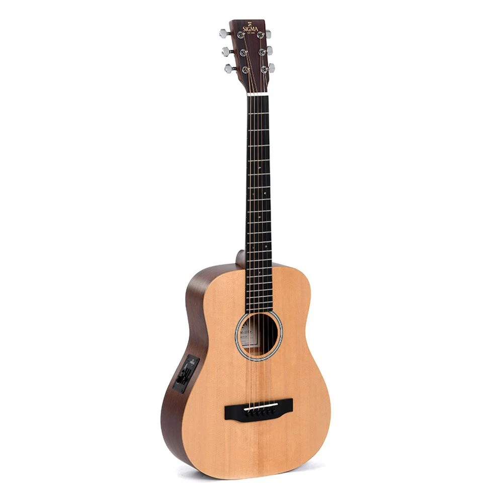 Sigma TM-12E Travel Acoustic Guitar w/ Solid Sitka Spruce Top & Pickup inc Gig Bag