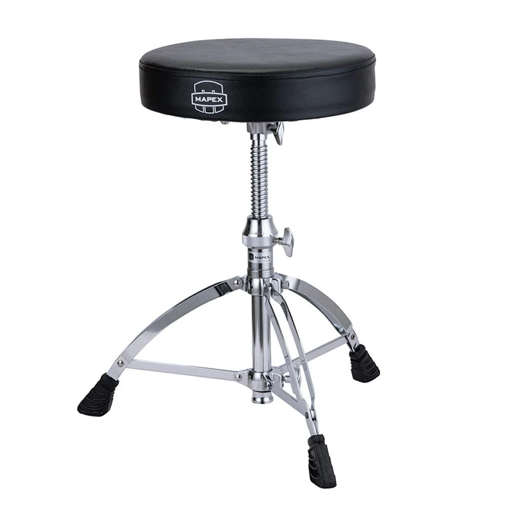 Mapex T660 Round Top Drum Throne Double Braced w/ Threaded Rod (13
