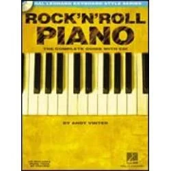HAL LEONARD ROCK 'n' Roll Piano The Complete Guide With Cd By Andy Vinter