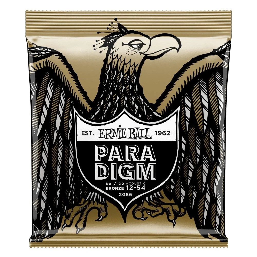 Ernie Ball Paradigm 80/20 Bronze Acoustic Guitar Strings - Medium Light (12-54)