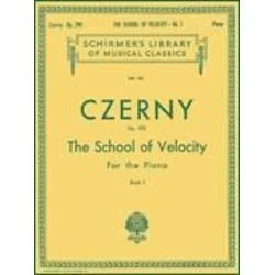 G SCHIRMER CZERNY The School Of Velocity For The Piano Op.299 Book 1