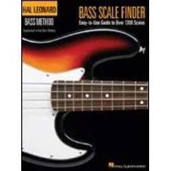 HAL LEONARD BASS Method Bass Scale Finder Easy-to-use Guide To 1300 Scales