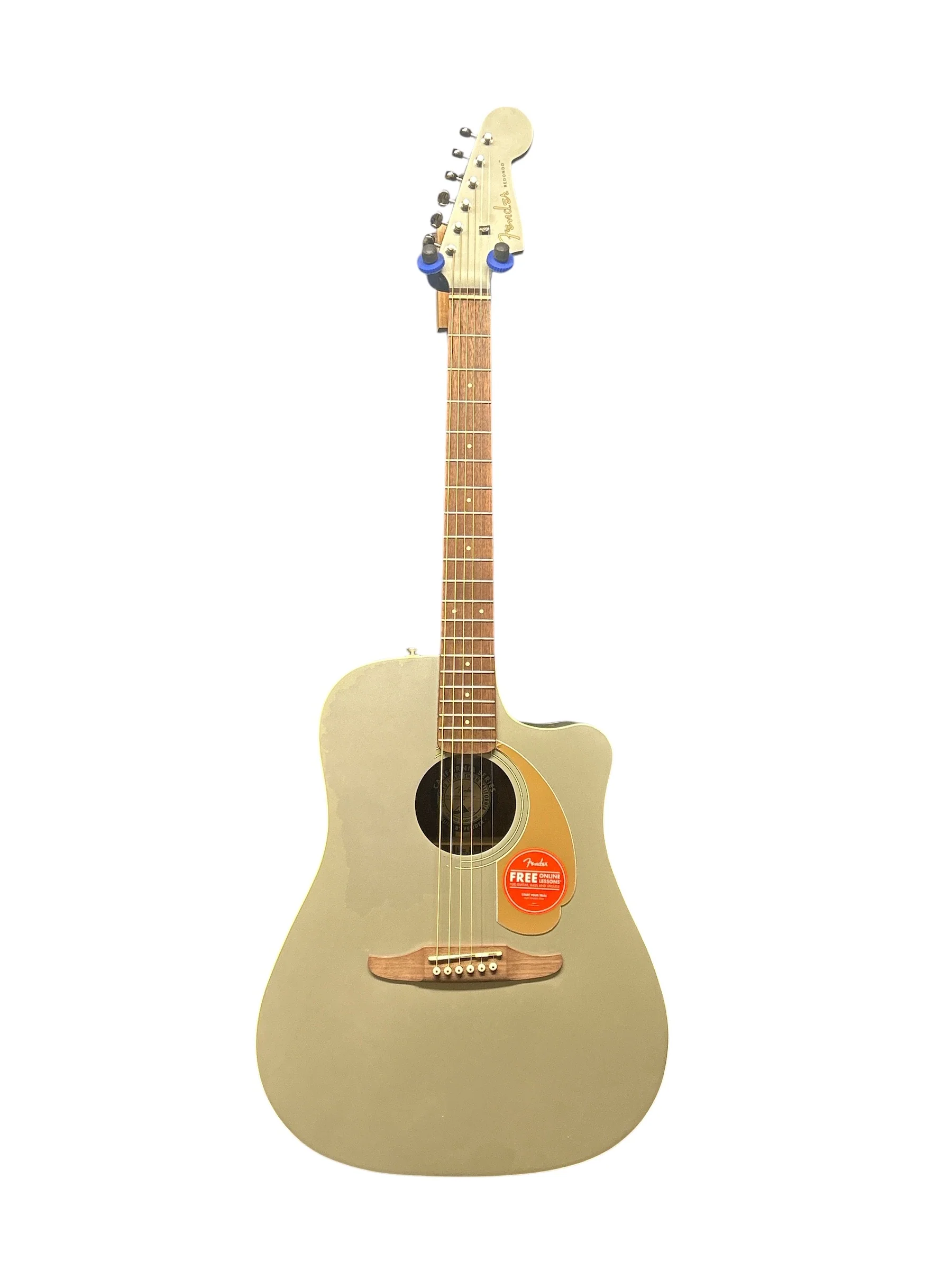 Fender Redondo Player – California Series Acoustic Guitar - Satin Slate Finish - SLIGHT FINISH FLAW