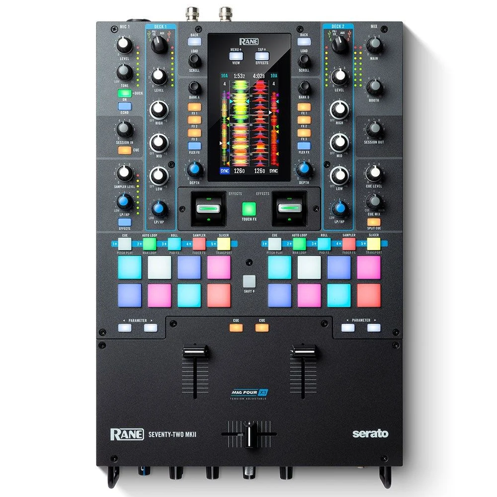 Rane Seventy Two Mk2 Premium 2-Ch Scratch DJ Mixer w/ Serato DJ Pro & Pitch n Time