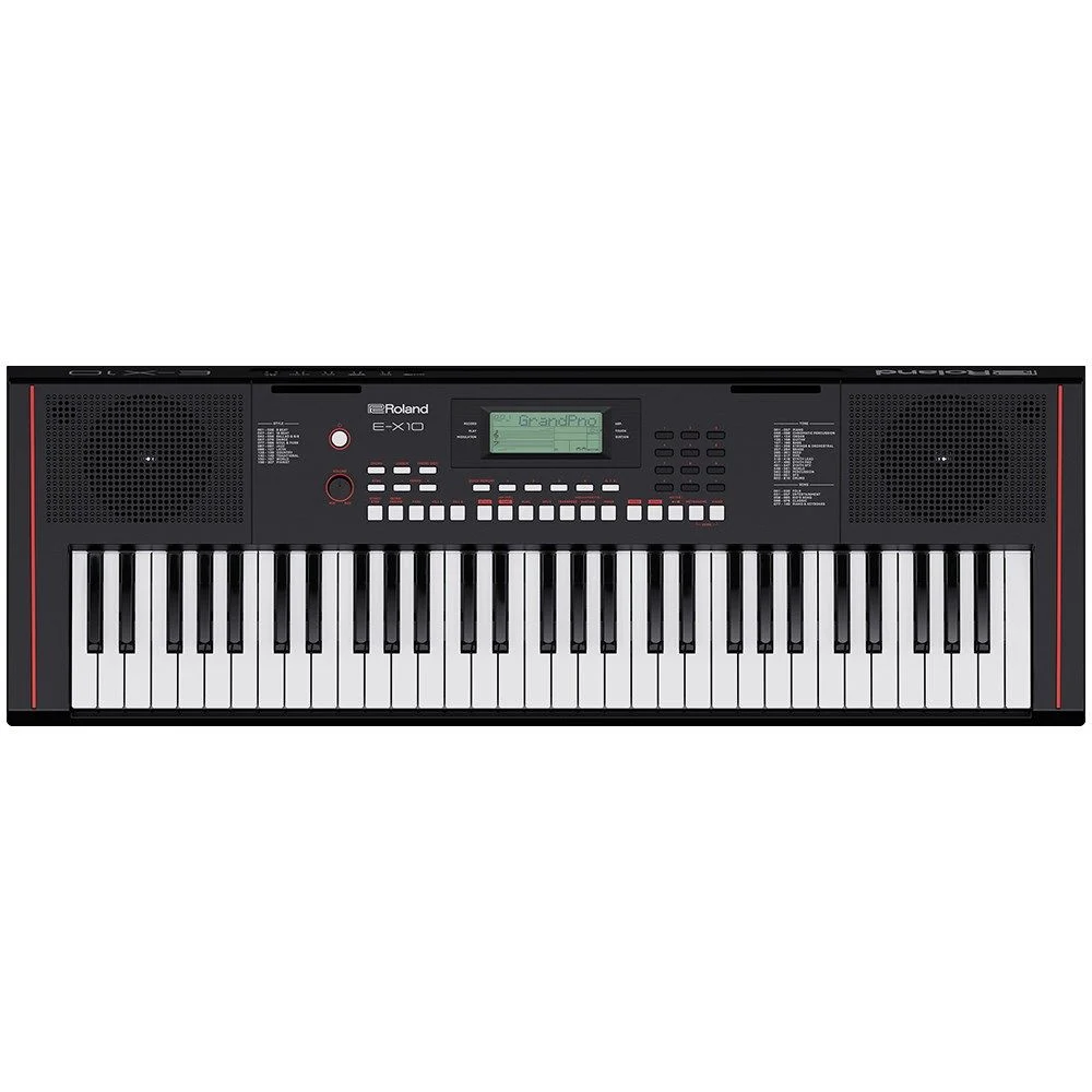 Roland E-X10 Portable Arranger Keyboard w/ Speaker System & Battery Powered Operation