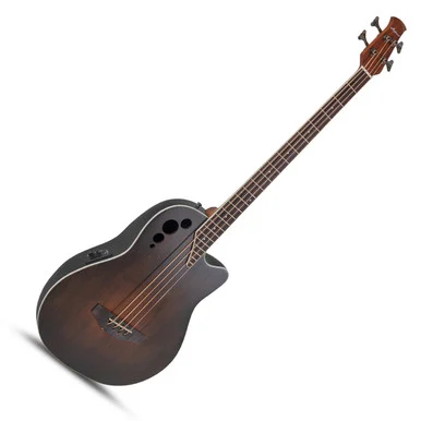 Ovation Applause E-Acoustic Bass AEB4 Mid Cutaway 4-String - Honeyburst Satin