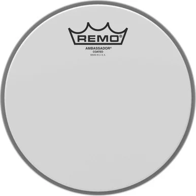 Remo BA-0108-00 Ambassador Coated Drumhead, 8"