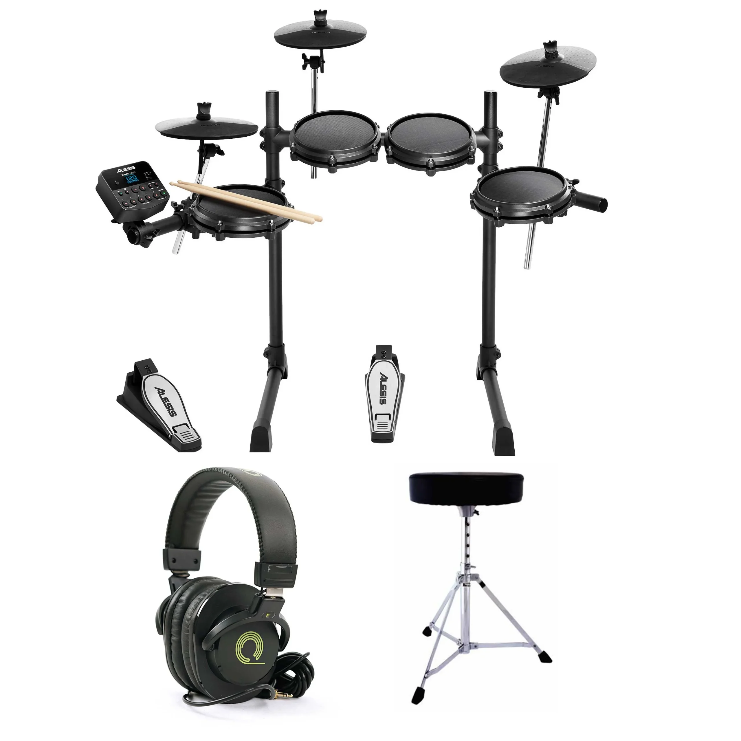 Alesis Turbo Mesh Digital Drum Kit bundle