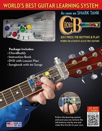 ChordBuddy USA Guitar Learning System with Song Book 3