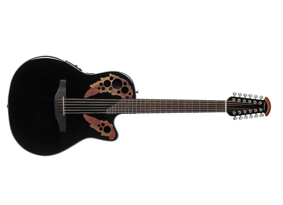 Ovation Celebrity Elite Series 12-String Acoustic/Electric Guitar (Black)CE4412-5