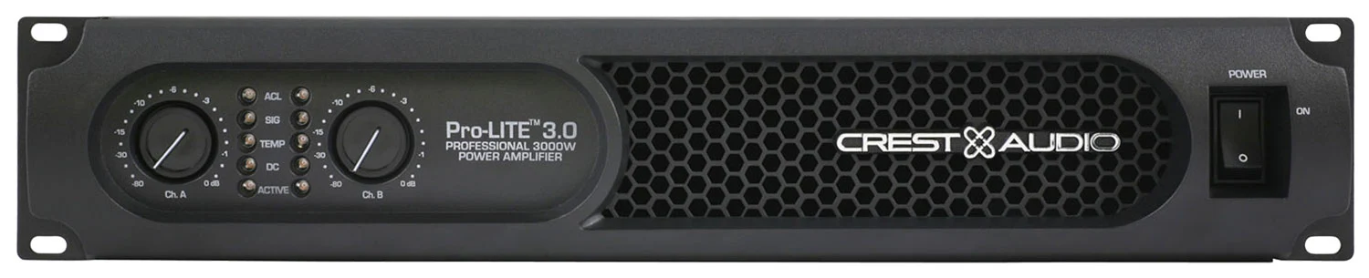 Crest Audio Pro-LITE™ 3.0 Ultra-Efficient Lightweight High Power Amplifier