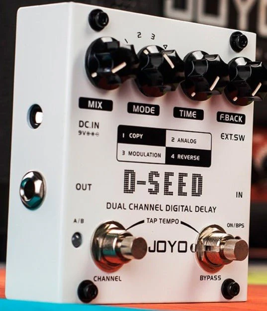 JOYO D-SEED DUAL CHANNEL DIGITAL COPY, ANALOG, REVERSE, MODULATION Guitar Effect Pedal