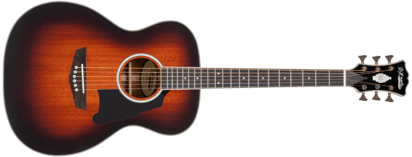 D'Angelico Excel Tammany Acoustic / Electric Guitar, Mahogany Burst DAEOMMHBAP