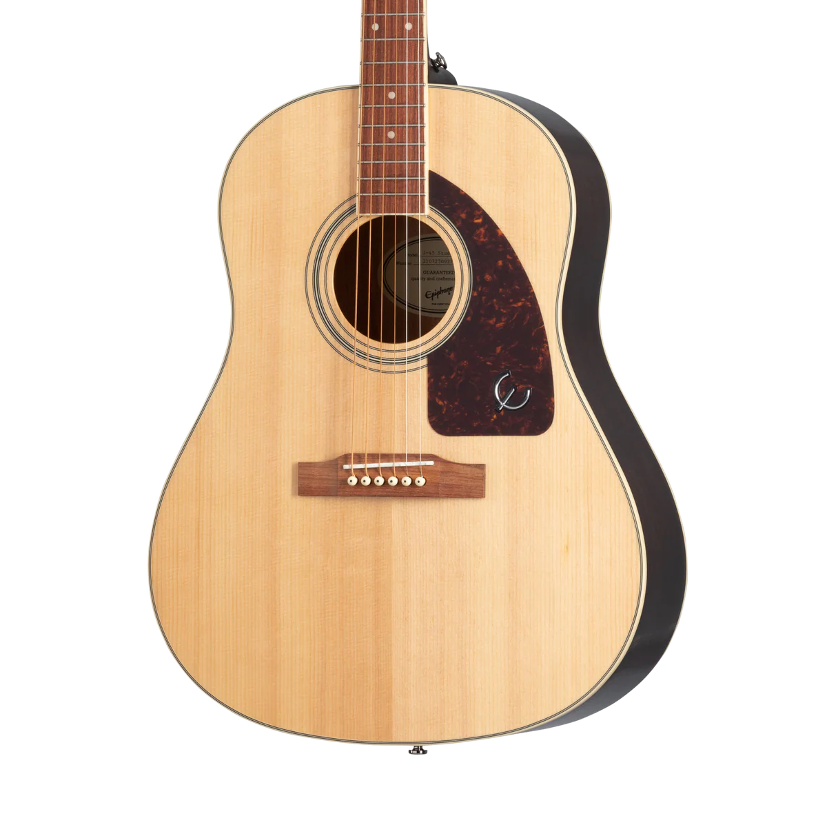 Epiphone J-45 Studio (Solid Top) Natural Acoustic Guitar