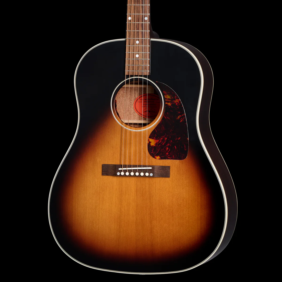 Epiphone 1942 Banner J-45 Vintage Sunburst with Case