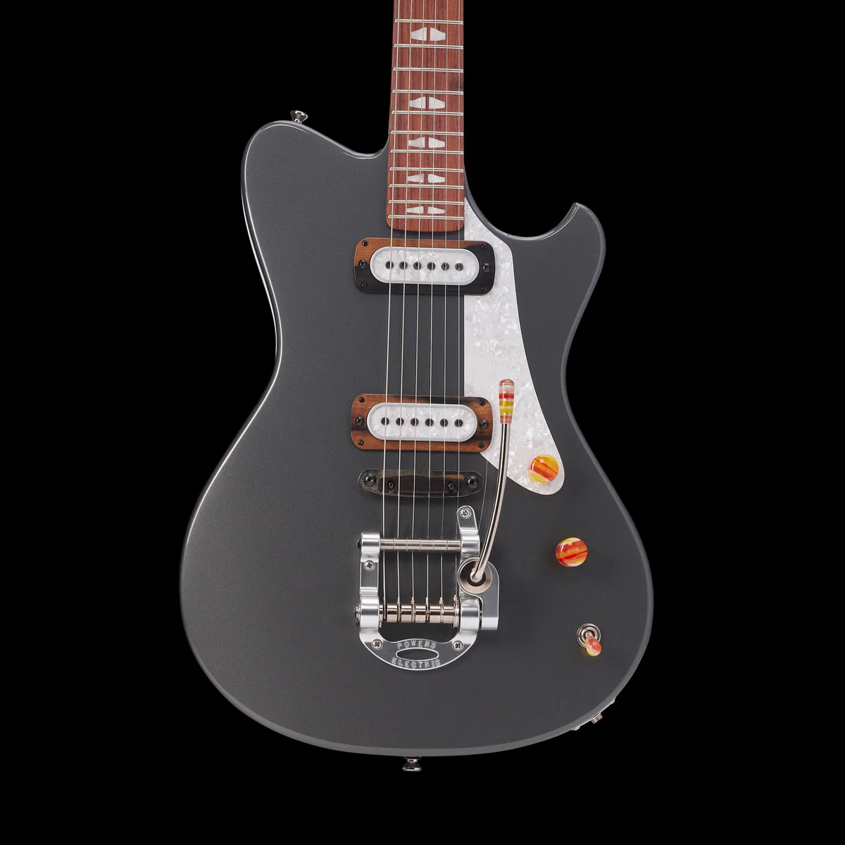 Powers Electric A-Type London Grey With Softshell Case