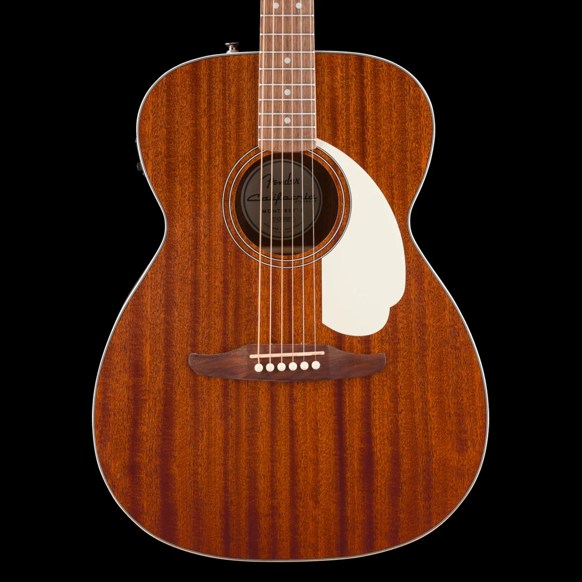 Fender California Standard Monterey E Natural Sapele Acoustic Electric Guitar