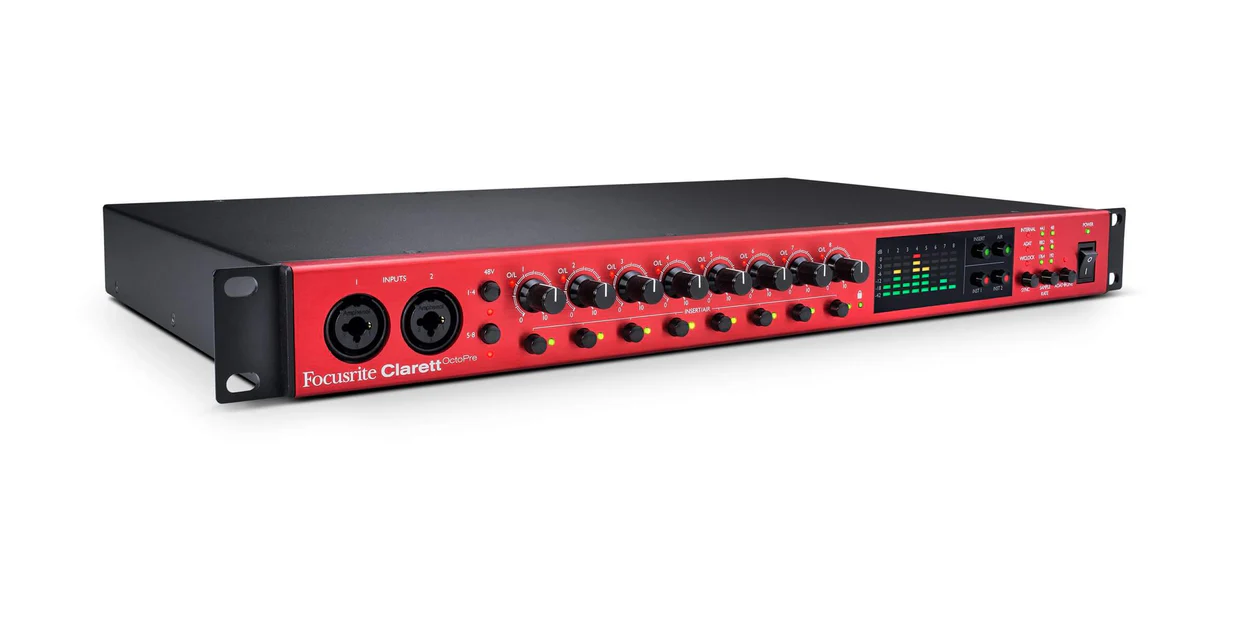 Focusrite OctoPre Eight Channel Mic Pre and AD/DA Converter