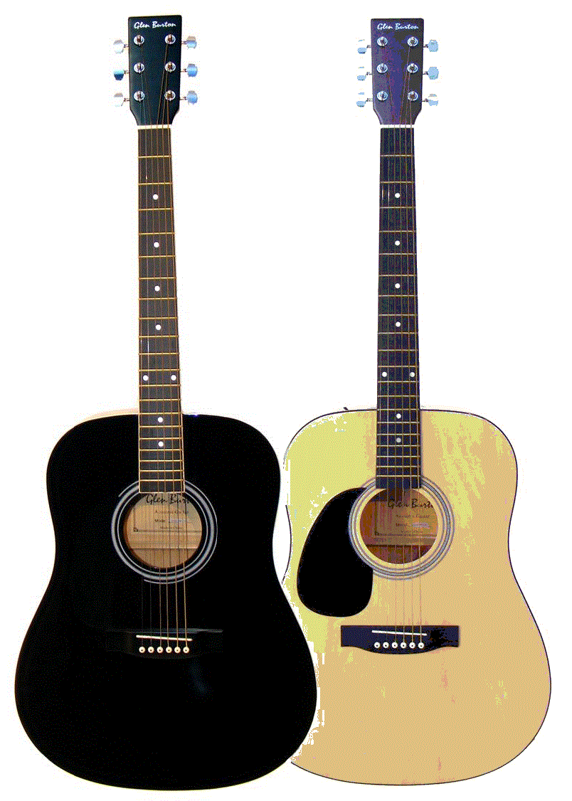 Glen Burton USA Premium Dreadnought Acoustic Guitar Left Handed