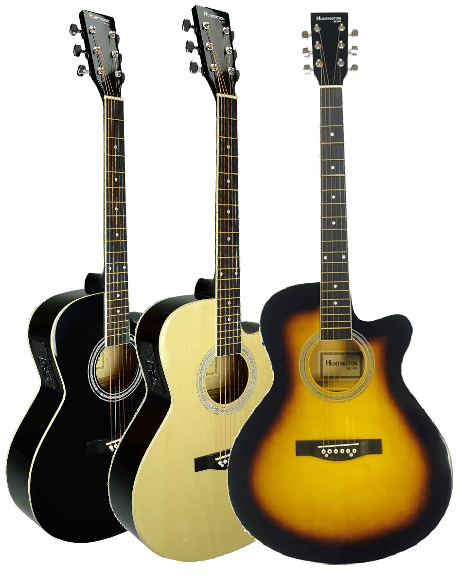 Huntington USA Semi Acoustic Electric Guitar with Cutaway