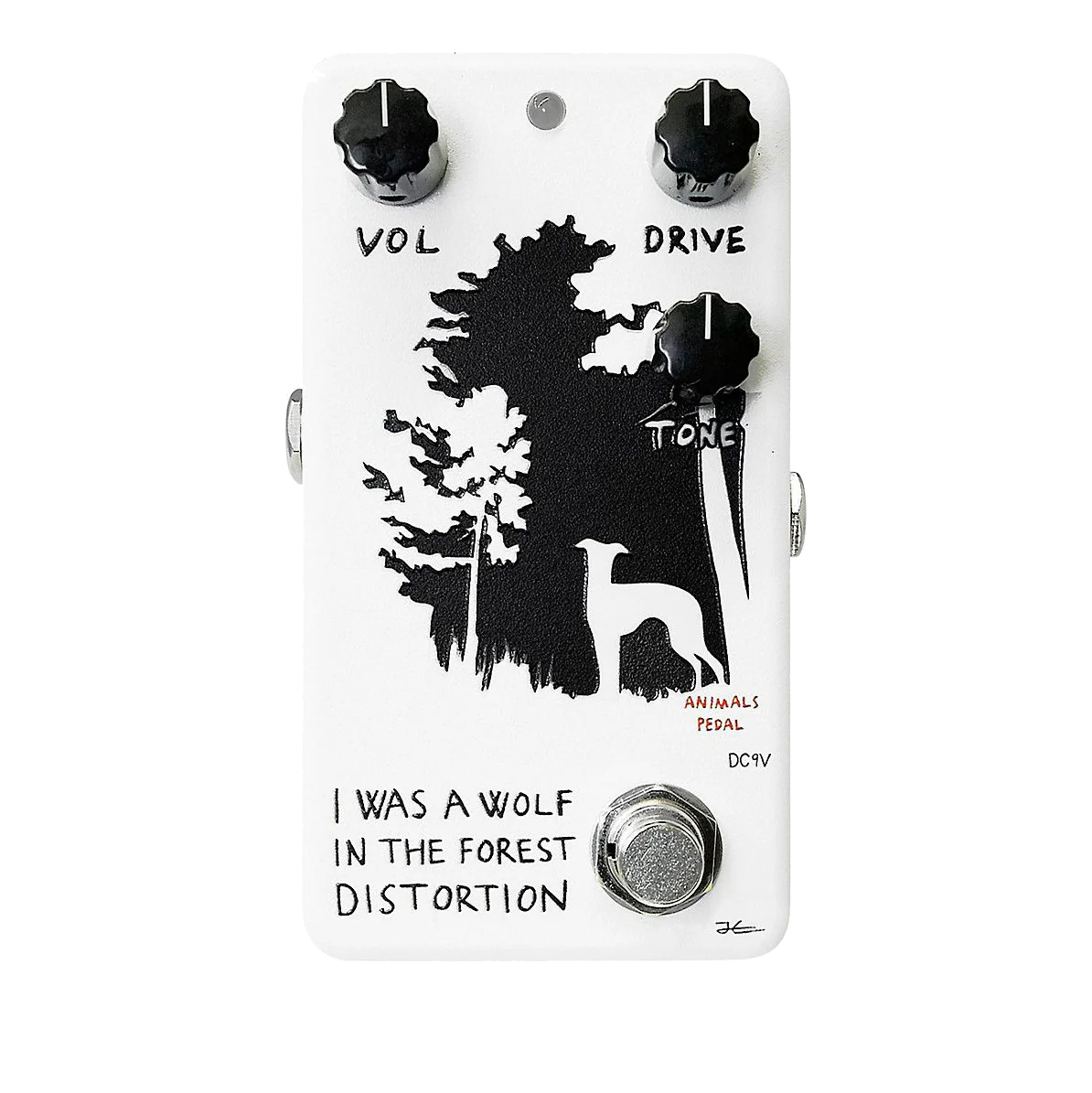 Animals Pedal I Was A Wolf In The Forest Mk II Distortion Guitar Effect Pedal