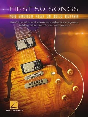 First 50 Songs You Should Play on Solo Guitar Guitar Solo Softcover - TAB