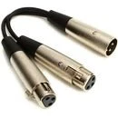 Hosa YXF-119 6’ Y Cable Dual XLR3F to XLR3M