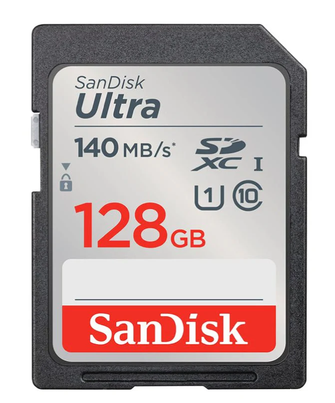 SanDisk 128GB Ultra SDXC Memory Card - (SDSDUNB-128G-GN6IN)