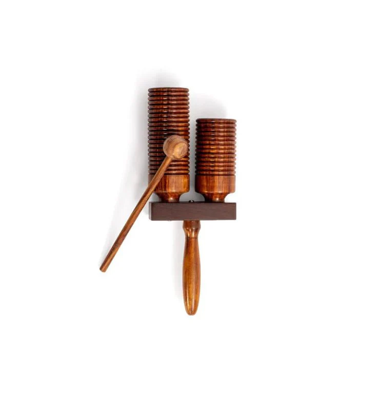 Double AGOGO Bell with Wooden Mallet