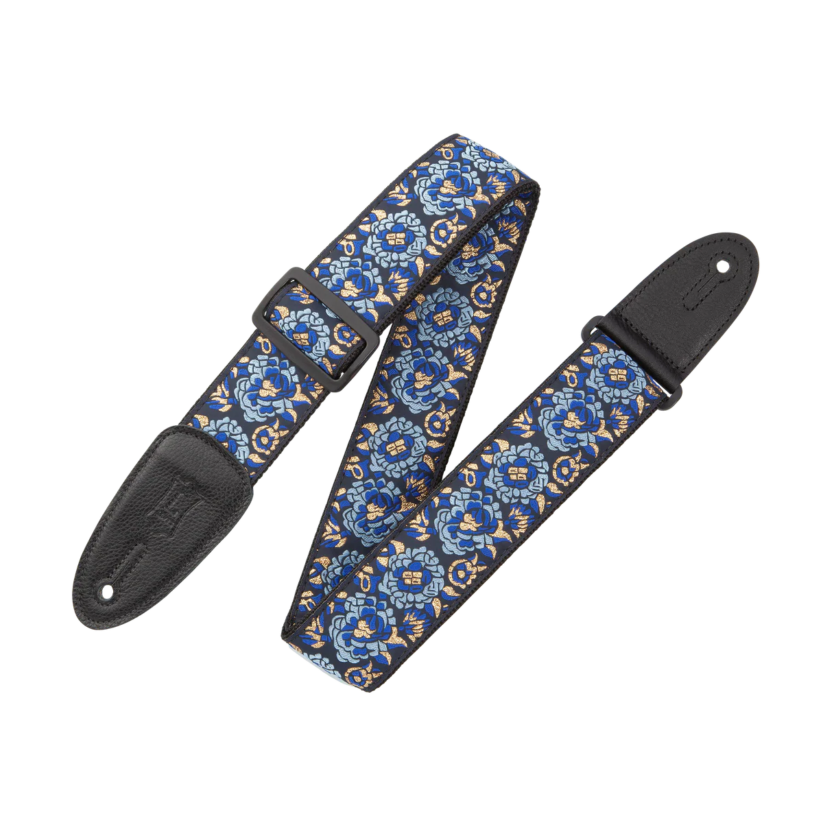Levy's M8AS-NAV 2" Wide Navy Jacquard Guitar Strap