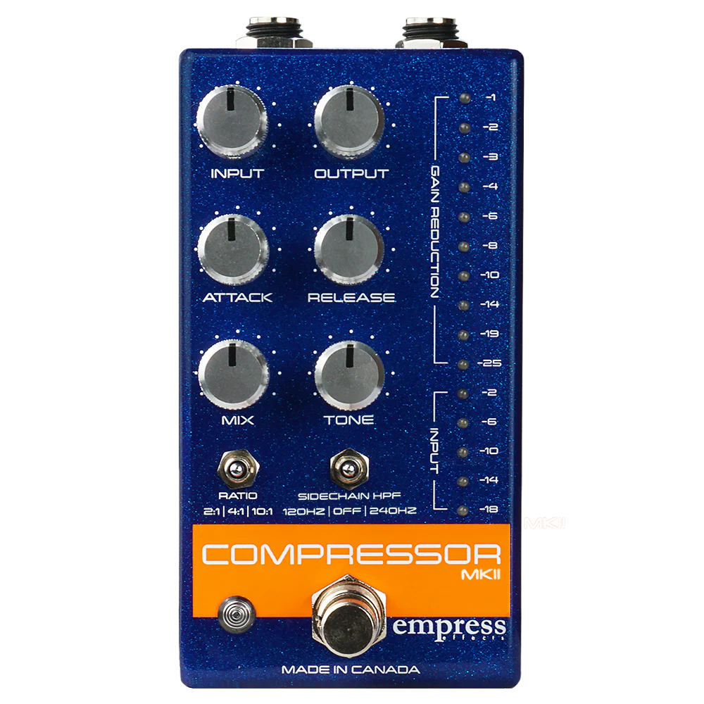 Empress Effects Compressor MKII Guitar Effect Pedal - Blue