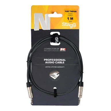 Stagg Stereo Mini Jack / Mini Jack Audio Cable, 1m