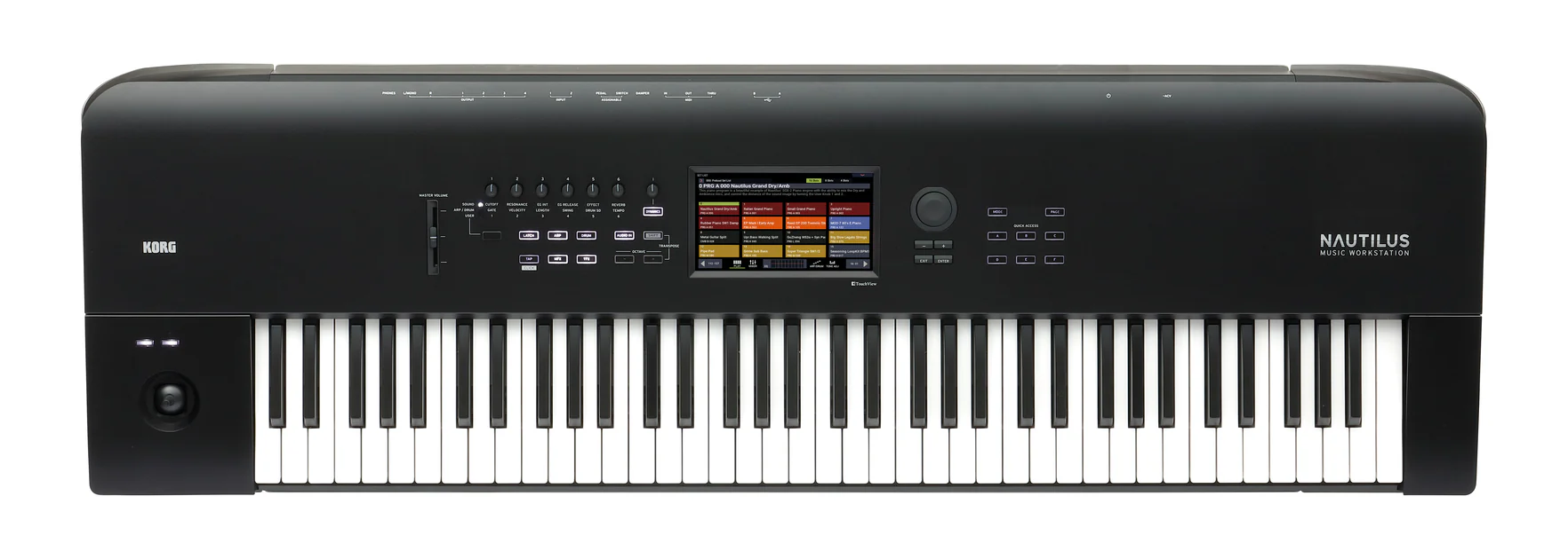 Korg 73 Key Digital Performance Workstation, Black NAUTILUS73