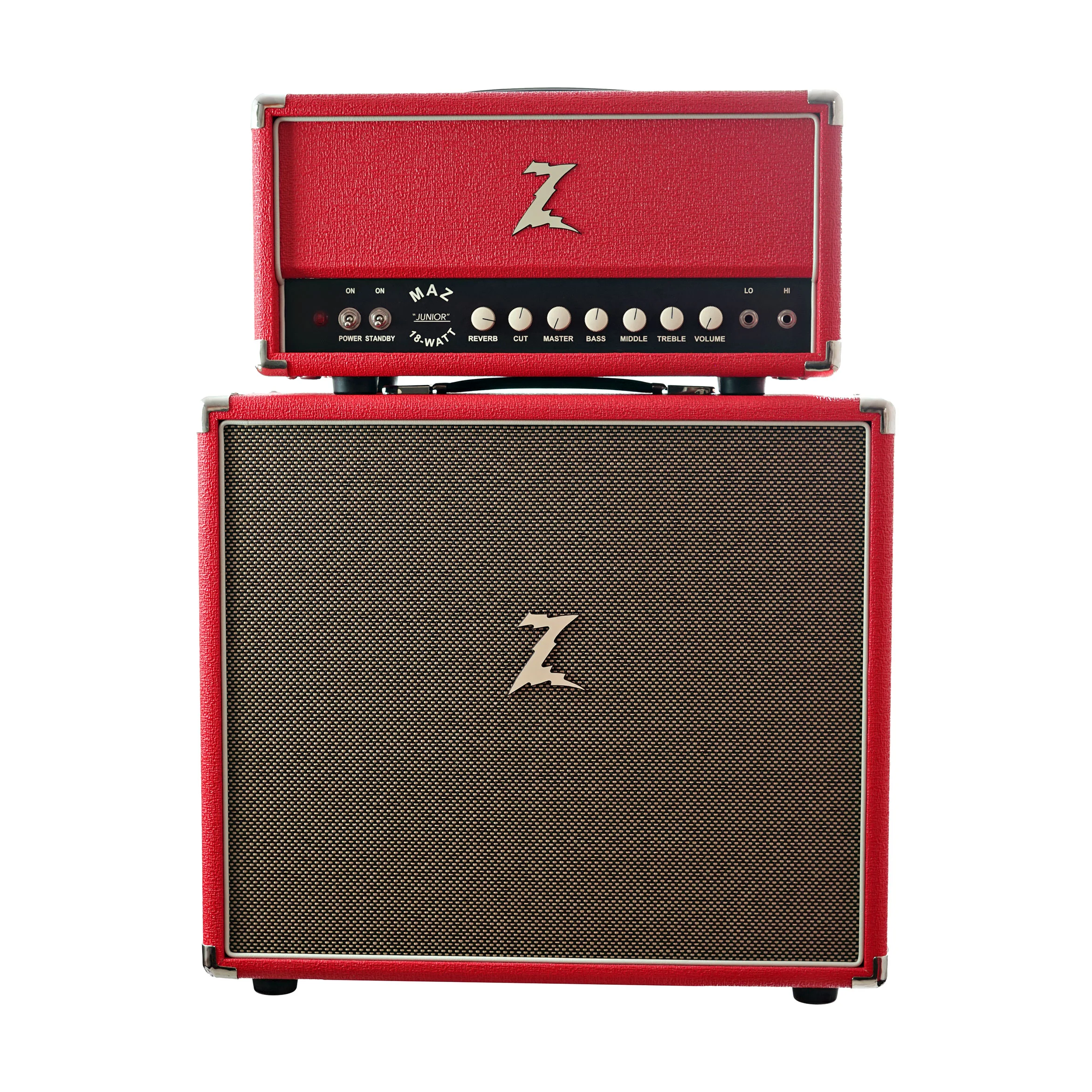 DR Z Maz 18 Valve Amp Head & 2x10 Guitar Cabinet Red (Pre-Owned) #U.82213