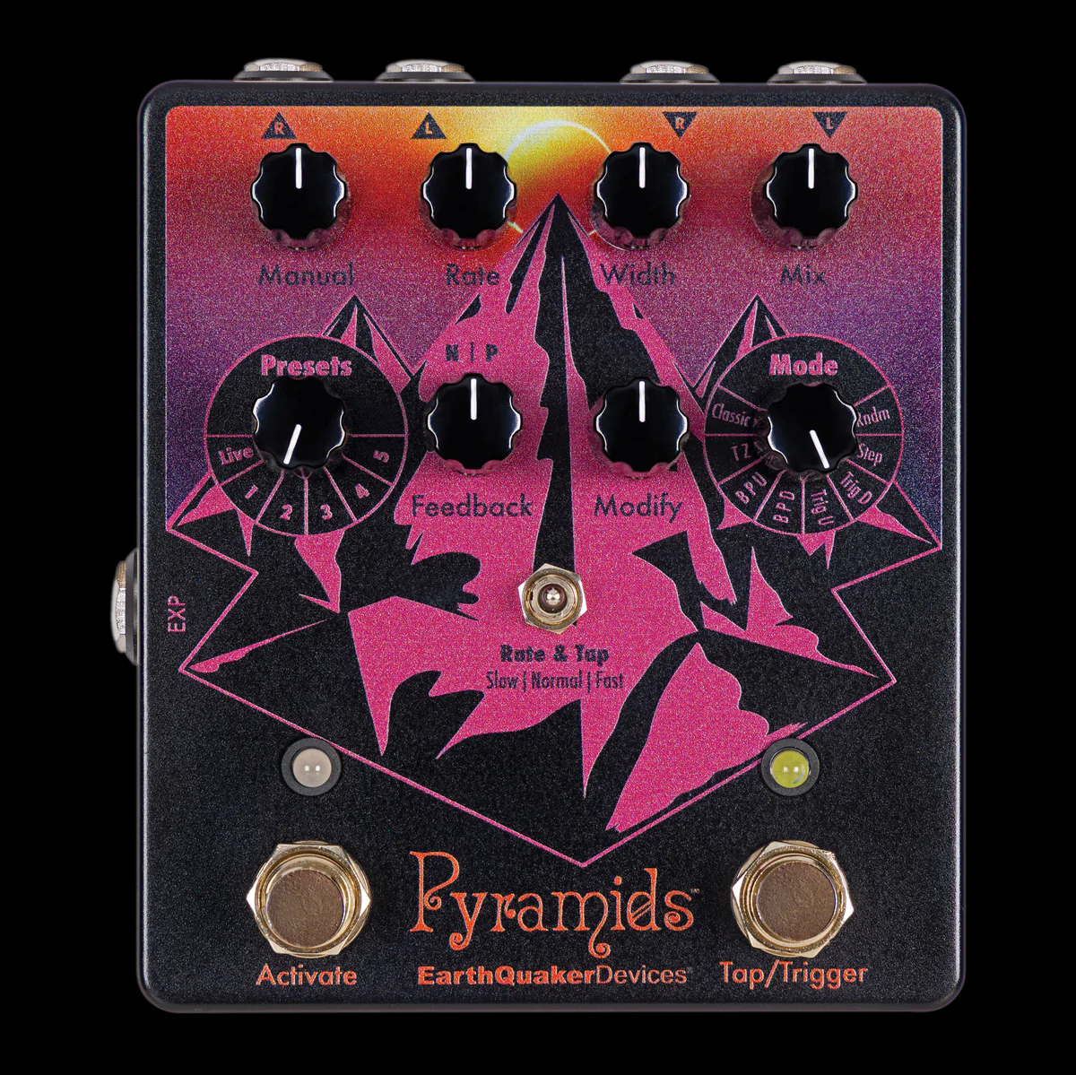 EarthQuaker Devices Limited Edition Solar Pyramids Stereo Flanger Guitar Pedal