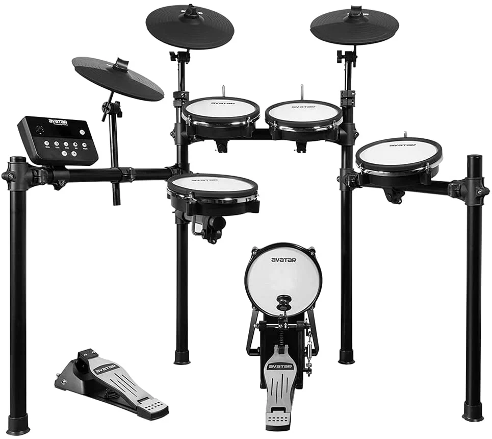 Avatar SD61-6 Electronic Drums Mesh Kit Complete (New 2024 Upgraded)