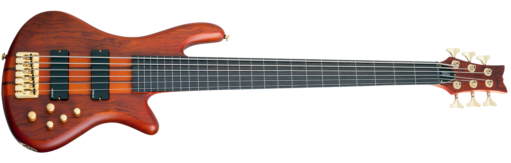 Schecter Stiletto Studio-6 FL Fretless Honey Satin HSN 2791-SHC