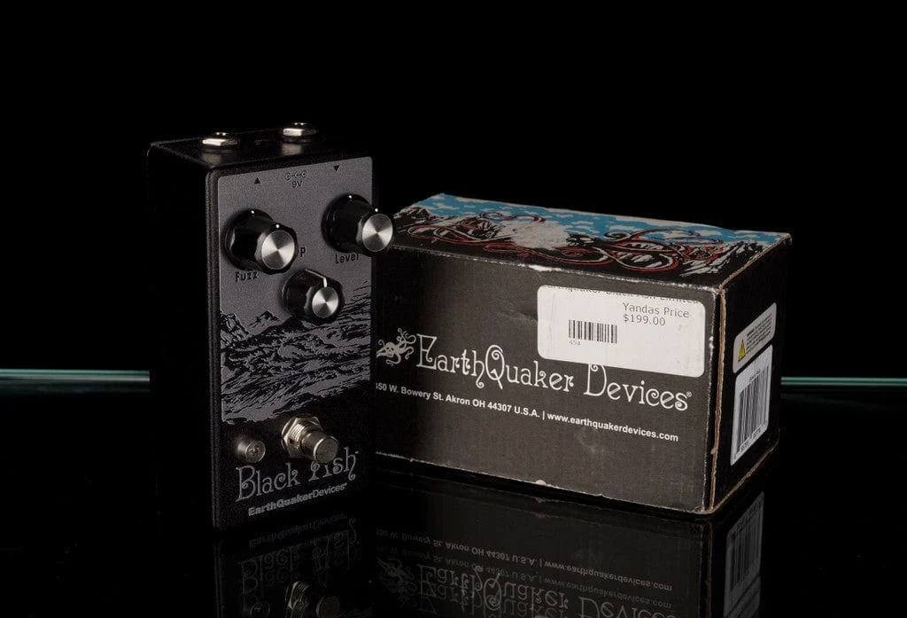Used EarthQuaker Devices Black Ash Fuzz Guitar Effect Pedal With Box