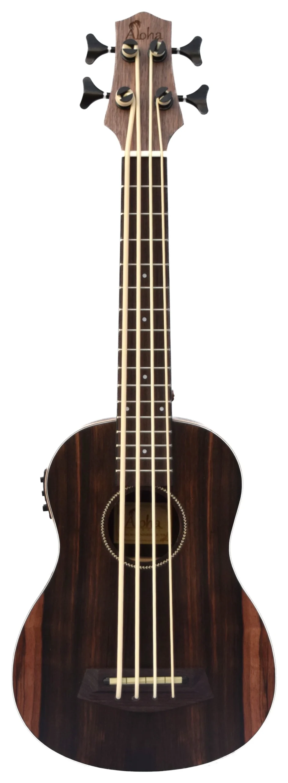 Aloha Ebony Wood Acoustic Electric - U-BASS