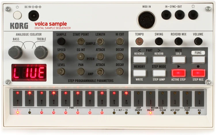 Korg Volca Sample - Digital Sample Sequencer VOLCA-SAMPLE