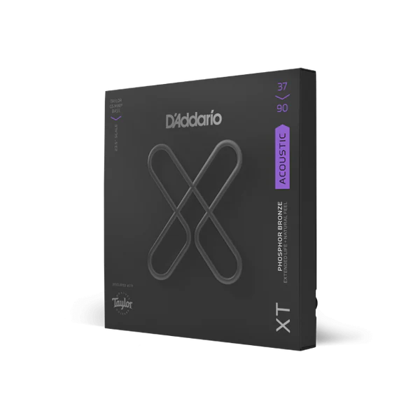 D'Addario XTB3790GS 37-90 Custom Light, Taylor GS Mini, XT Acoustic Bass Strings