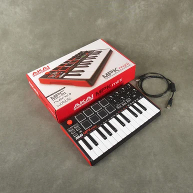 Akai MPK Mini Portable MIDI Controller w/Box - 2nd Hand